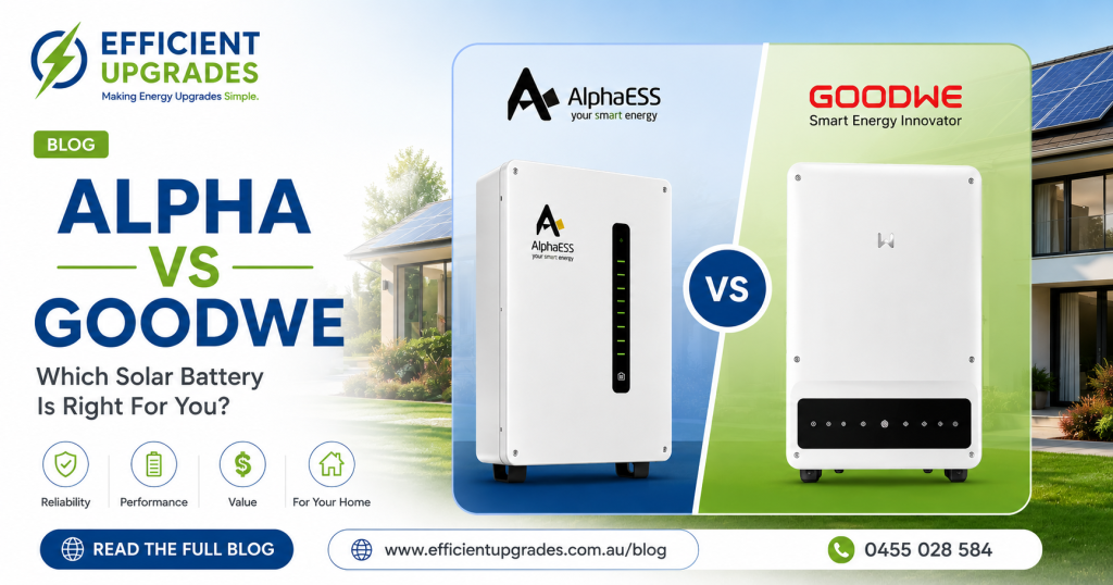 Alpha ESS vs GoodWe Solar Battery