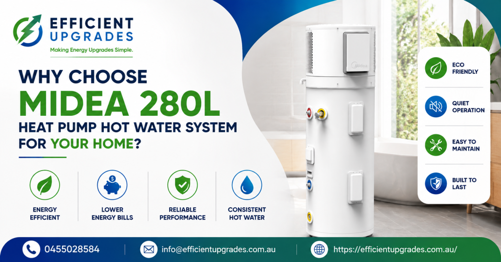Midea 280L Heat Pump Hot Water System